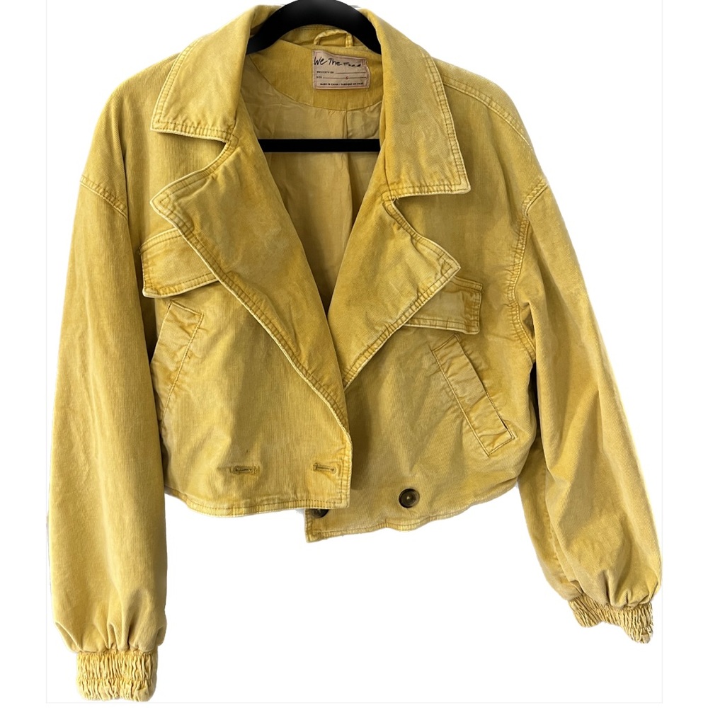 Free People Corduroy Cropped Jacket